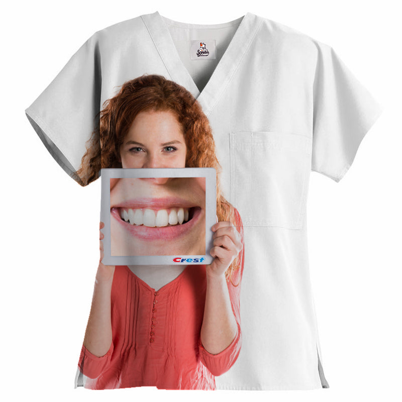 Blusa médica con 1 bolsillo