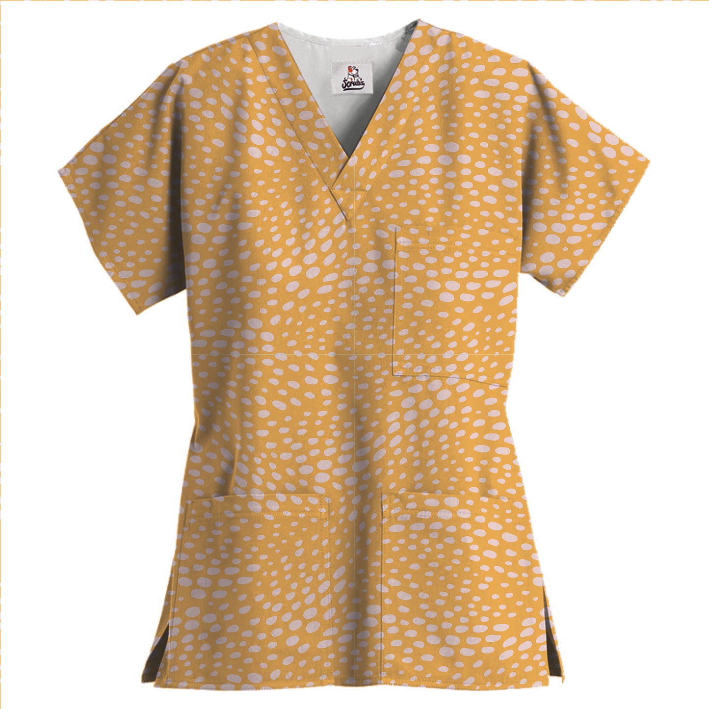 Blusa médica con 1 bolsillo