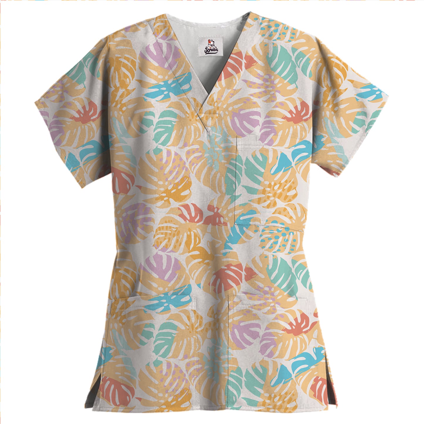 Blusa médica con 1 bolsillo