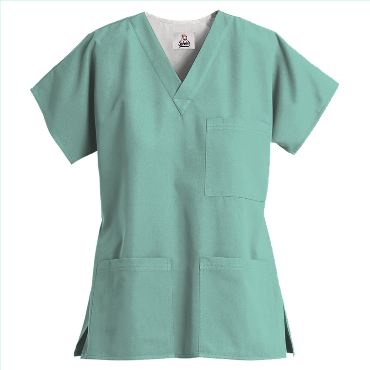 Blusa médica con 1 bolsillo