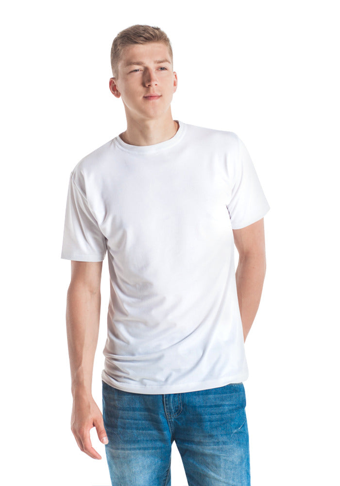 T-shirt à col rond personnalisé pour homme